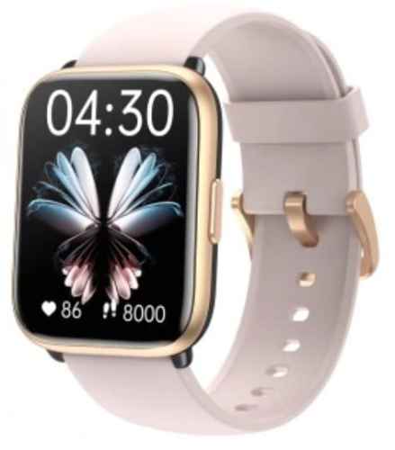 Przejdź do produktu Smartwatch damski LW86 złoty na różowym pasku