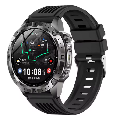 Przejdź do produktu Smartwatch męski SAYBERG TKY102 GPS MAPY LATARKA czarny